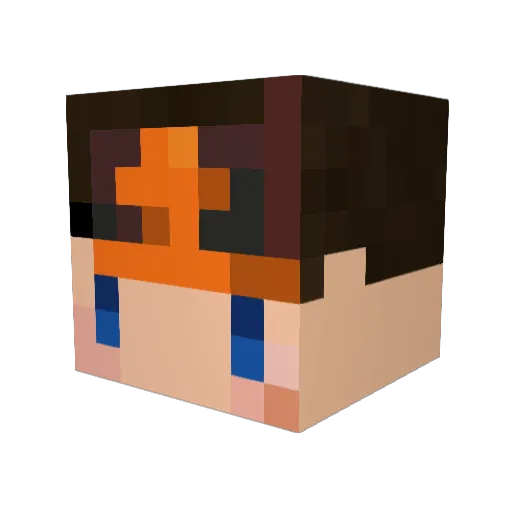 nash980102 Minecraft avatar head, 3D render