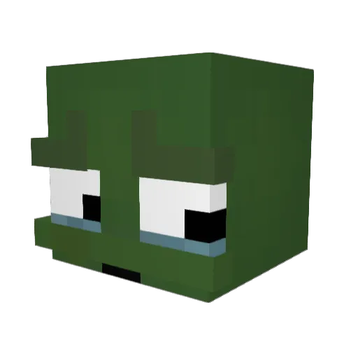 nashiv Minecraft avatar head, 3D render