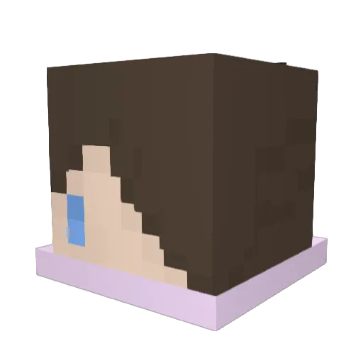 nashorn1736 Minecraft avatar head, 3D render