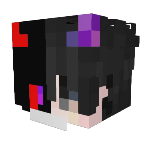 nasir44 Minecraft avatar head, 3D render