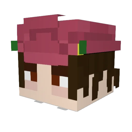 nastyock Minecraft avatar head, 3D render