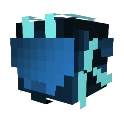 nat1586 Minecraft avatar head, 3D render