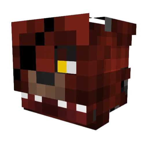 nat1k Minecraft avatar head, 3D render