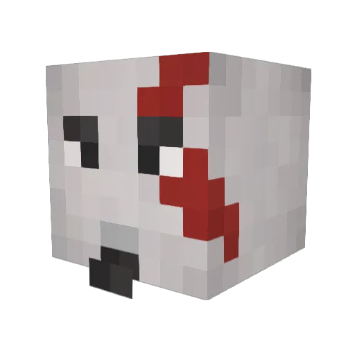 nat571 Minecraft avatar head, 3D render
