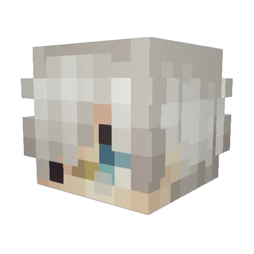 nat_the_bat626 Minecraft avatar head, 3D render