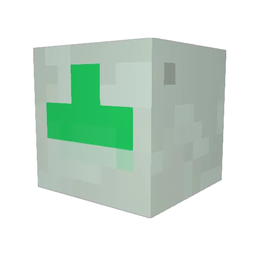 natade2001 Minecraft avatar head, 3D render