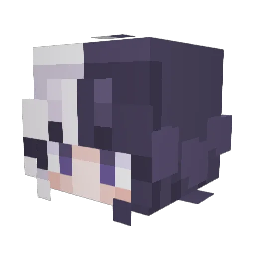 natadecoco7 Minecraft avatar head, 3D render