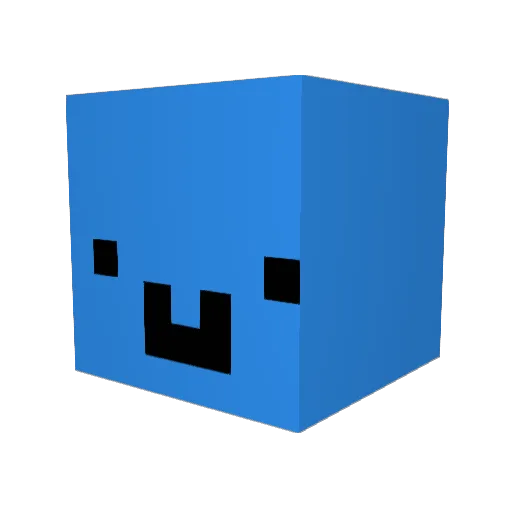 natakS Minecraft avatar head, 3D render