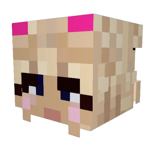 nataleighlg Minecraft avatar head, 3D render