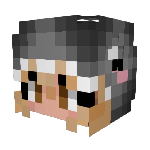 nataliamcdon Minecraft avatar head, 3D render