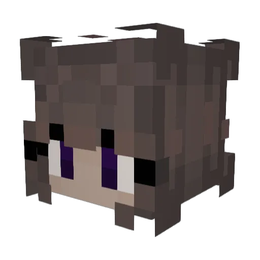 natalie_m60 Minecraft avatar head, 3D render