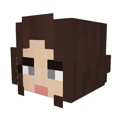 nataliecynic Minecraft avatar head, 3D render