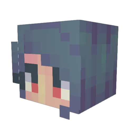 nataliegiraffe Minecraft avatar head, 3D render