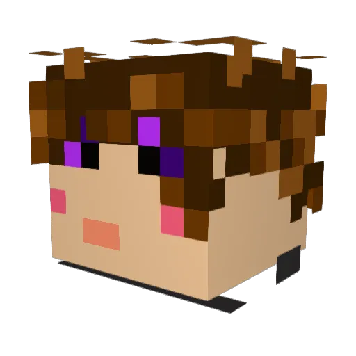 nataliemaree Minecraft avatar head, 3D render