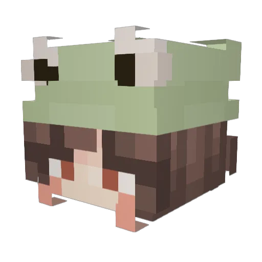 nataliemariep Minecraft avatar head, 3D render