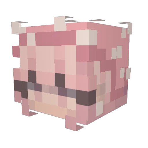 nataliiaa13 Minecraft avatar head, 3D render