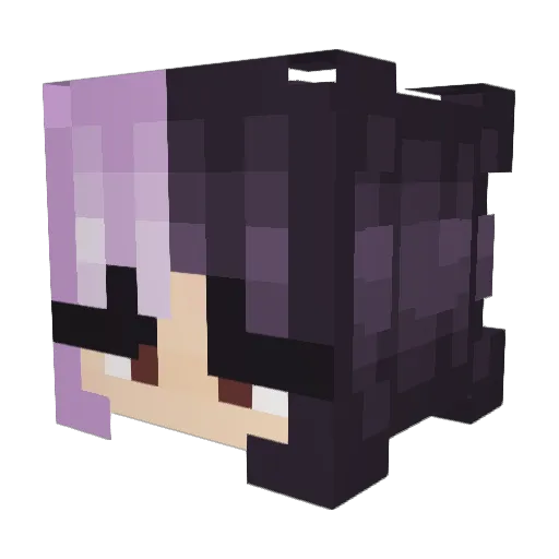 natalkadrip Minecraft avatar head, 3D render
