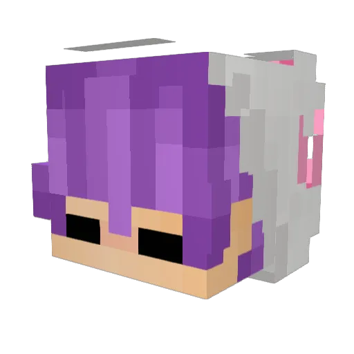 natan_11 Minecraft avatar head, 3D render