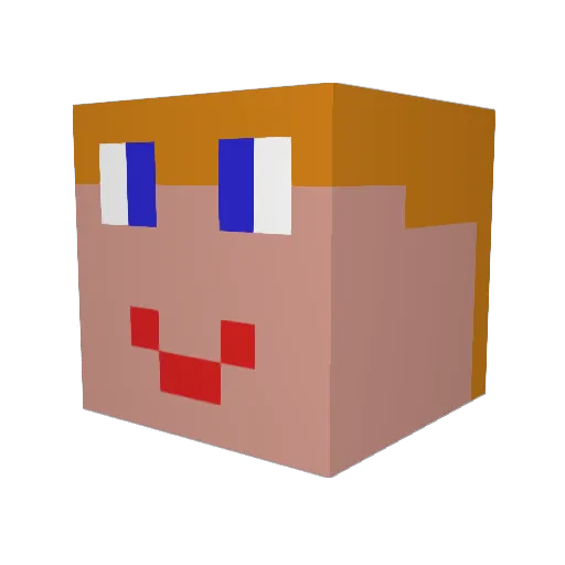 natanb2005 Minecraft avatar head, 3D render