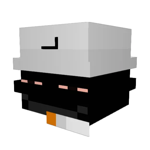 natasha_ok Minecraft avatar head, 3D render