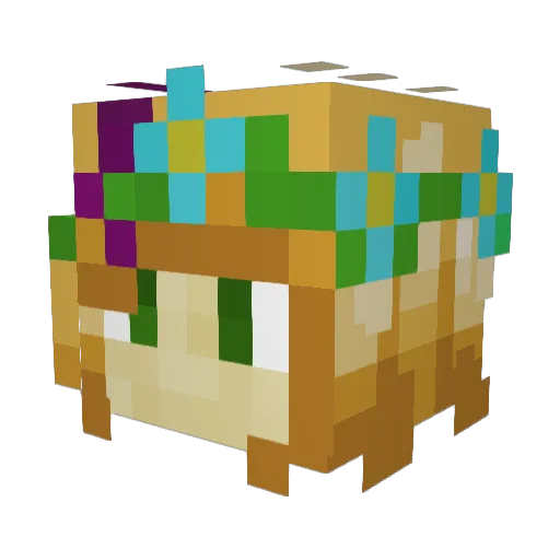 natcat2021 Minecraft avatar head, 3D render