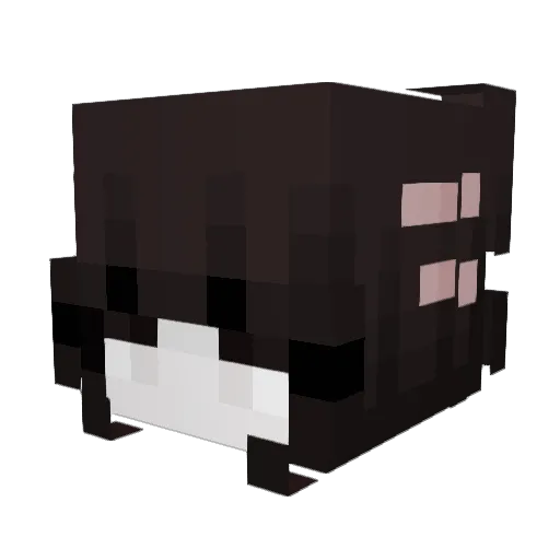 natclie Minecraft avatar head, 3D render
