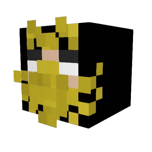 natdu45 Minecraft avatar head, 3D render
