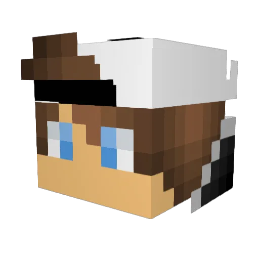 nate112779 Minecraft avatar head, 3D render