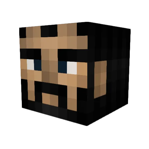 nate_lego Minecraft avatar head, 3D render