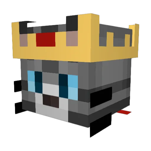 natedagod Minecraft avatar head, 3D render
