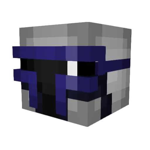 natedog456 Minecraft avatar head, 3D render