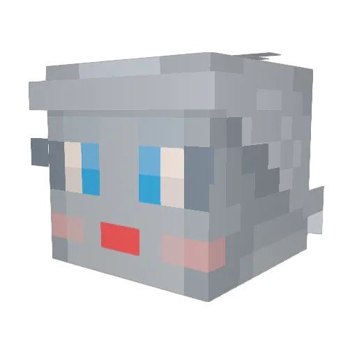 natedog9982 Minecraft avatar head, 3D render