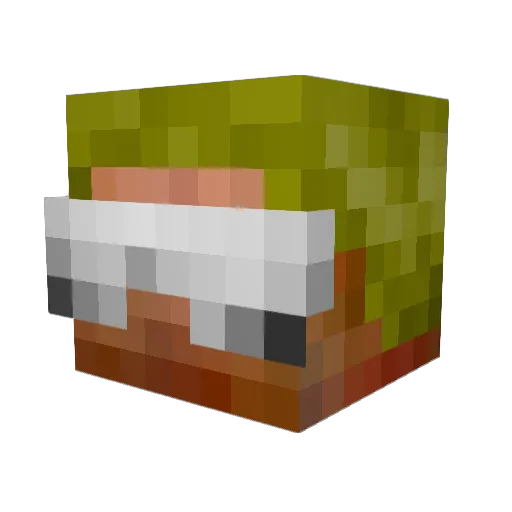 natehop97 Minecraft avatar head, 3D render