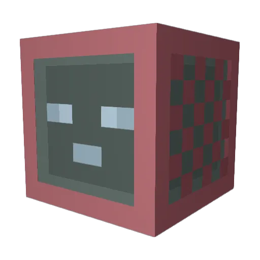natepluh Minecraft avatar head, 3D render