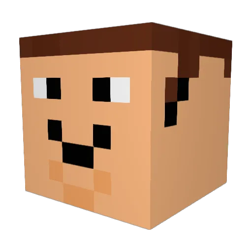 natepurdy69 Minecraft avatar head, 3D render