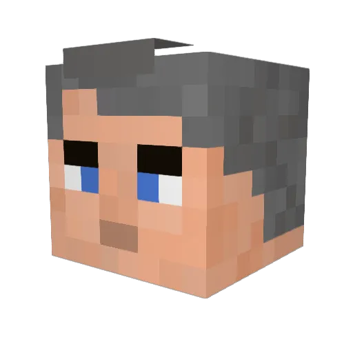 nater914 Minecraft avatar head, 3D render