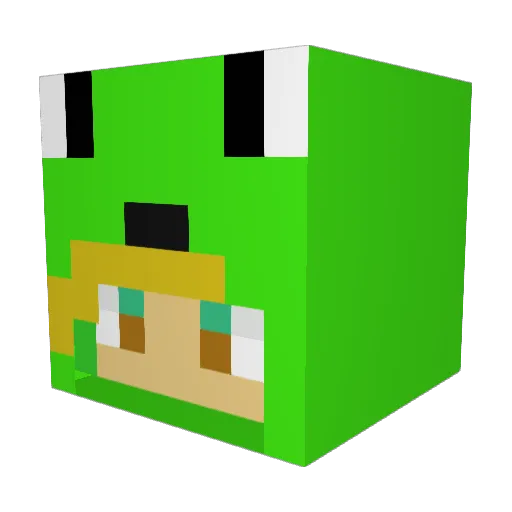 naterchip62 Minecraft avatar head, 3D render