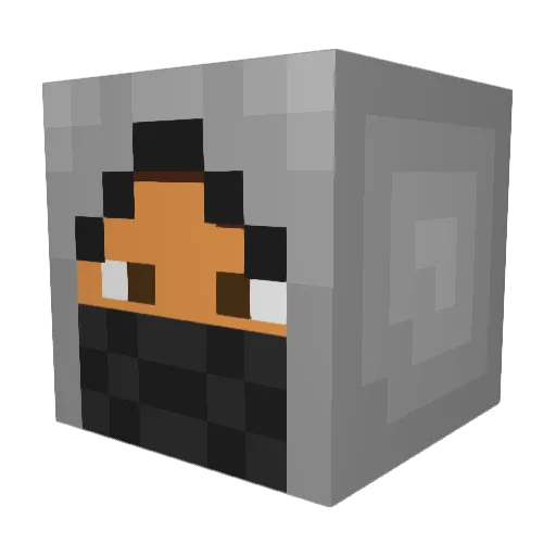 natestir99 Minecraft avatar head, 3D render