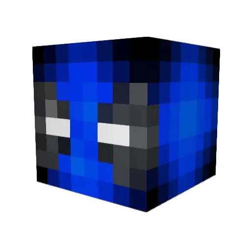 natethegame Minecraft avatar head, 3D render
