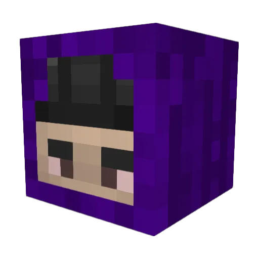 natetheknight11 Minecraft avatar head, 3D render