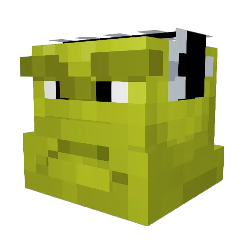 natethepie Minecraft avatar head, 3D render