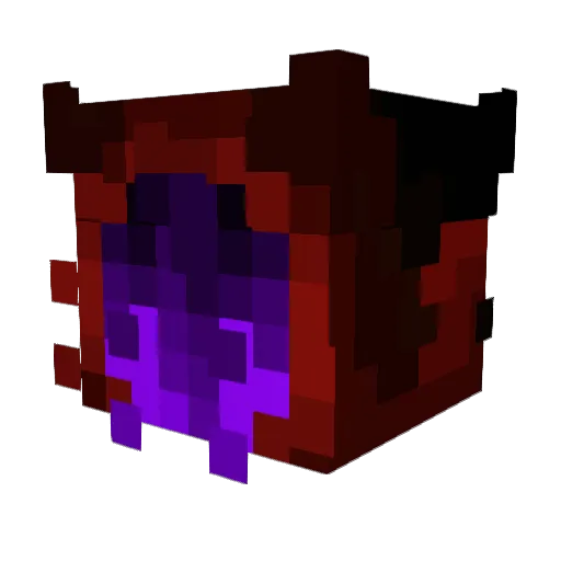 natework Minecraft avatar head, 3D render