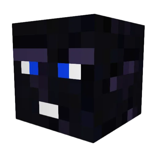 natezzz18 Minecraft avatar head, 3D render