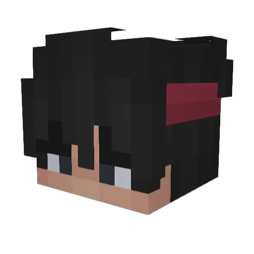 nathaaniel Minecraft avatar head, 3D render