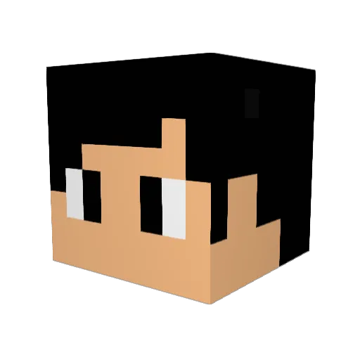 nathal19 Minecraft avatar head, 3D render