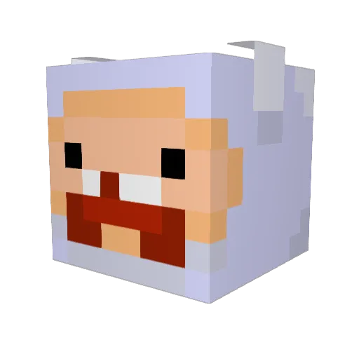 nathan1993 Minecraft avatar head, 3D render