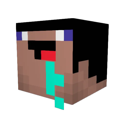 nathan74416 Minecraft avatar head, 3D render