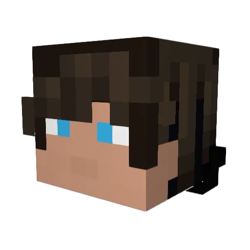 nathan_238 Minecraft avatar head, 3D render