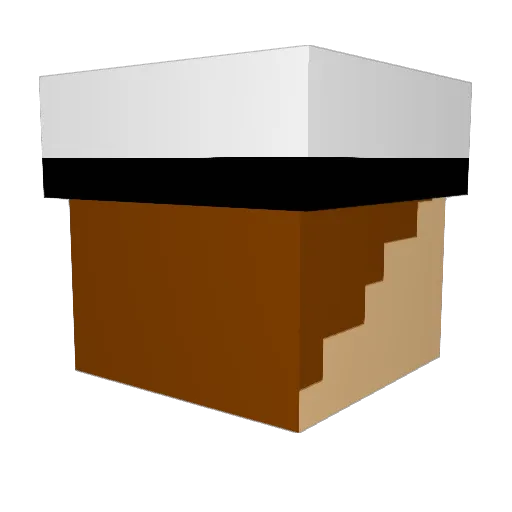 nathanandjared Minecraft avatar head, 3D render
