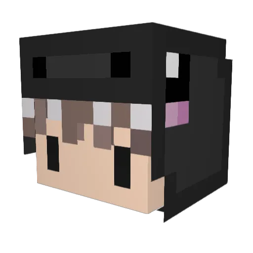 nathanat_ Minecraft avatar head, 3D render